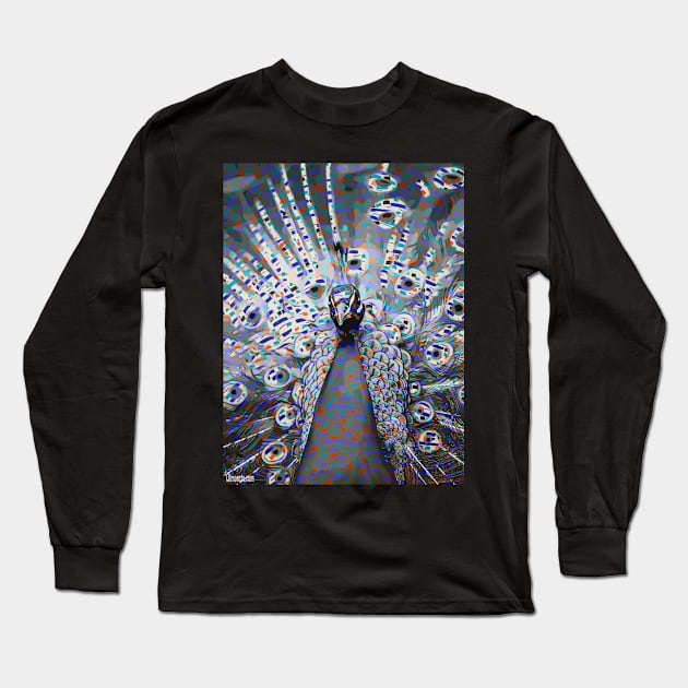 Magical Peacock Long Sleeve T-Shirt by ngiammarco